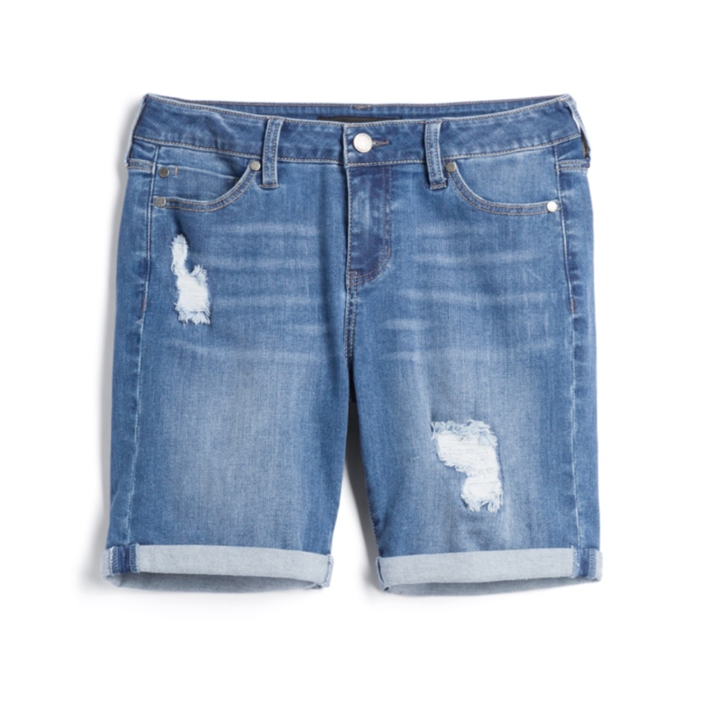 Liverpool Kaiden Distressed Cuff Denim Short